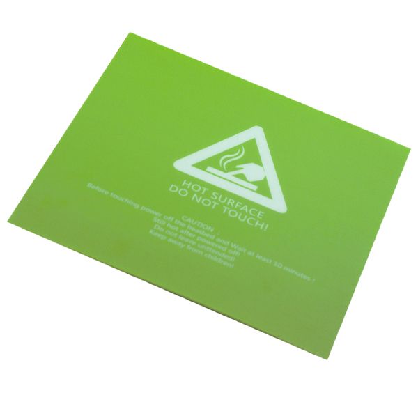 

220x220mm 3d printer bed heated bed bed printing sticker green