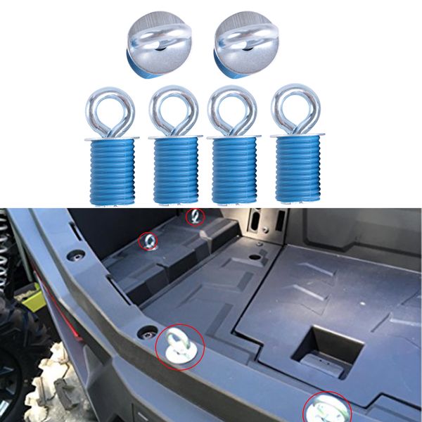 

for polaris rzr 570 900 zr s 900 800 1000 xp sportsman 110 400 450 tie down anchor tie downs anchors blue