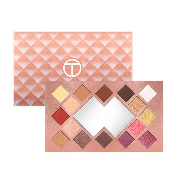 

16 color / set pearl light glitter shimmer eye shadow palette rfid blocking cosmetics nude powder matte makeup