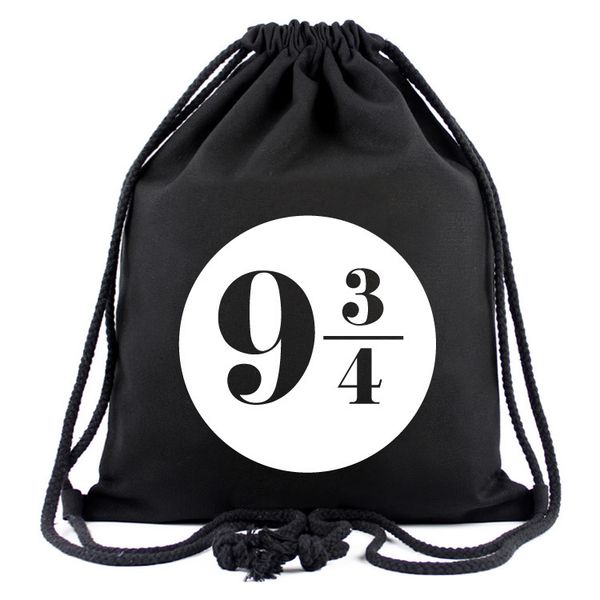 

harry potter drawstring pocket bags 3 design fashion school canvas bag backpacks harry potter shopping bags pouch dhl ale378