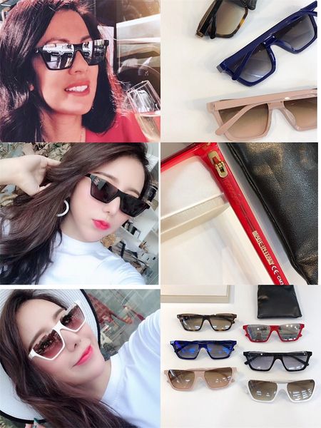 

2020 new retro leisure half frame driving luxury mirror sunglasses women/men brand designer glasses lady sunglasses sandy beach, White;black