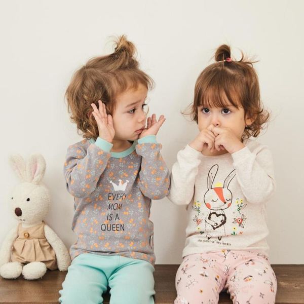 

muslintree long sleeve kids pajamas nightwear warm boys sleepwear toddler cloth spring, Blue;red