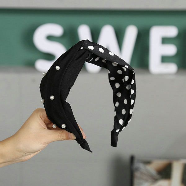 

полька моды оголовье с аксессуарами жемчужные дамы волос ежедневно согласующие износ частей оголовье тенденция головной убор прямых продаж, Black;brown