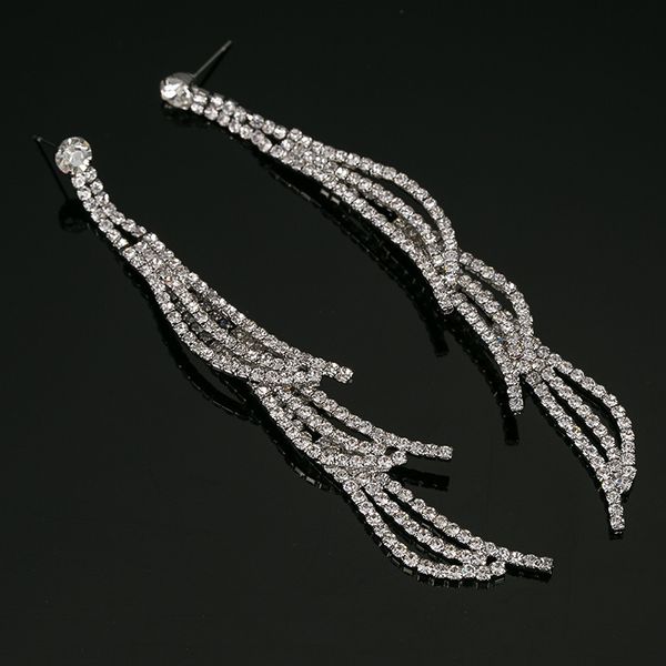 

earrings long a diamond tassels earrings silver earring low price, Golden