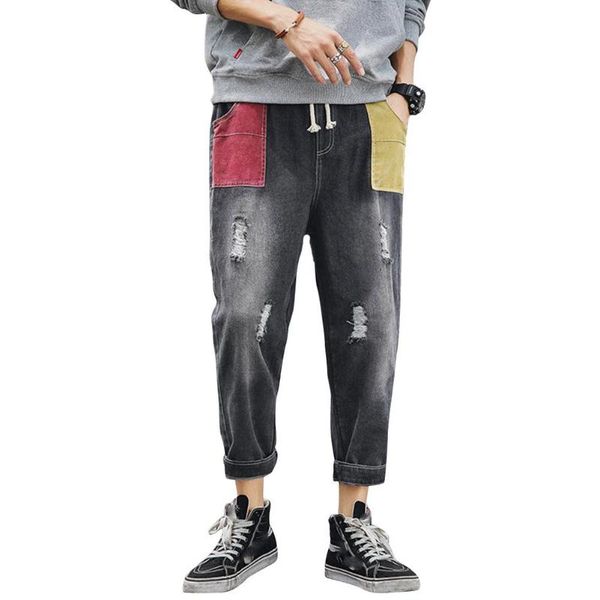 

yfashion мђжин джин девй бѬки поведневне пђие denim бѬки па аѬоваѬ, Blue