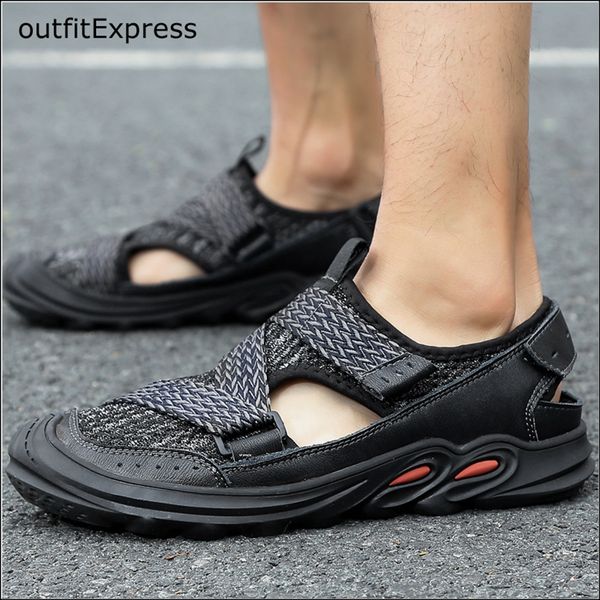 

2020 summer men's sandals breathable beach outdoor shoes classic men's sandals comfortable slippers soft bottom