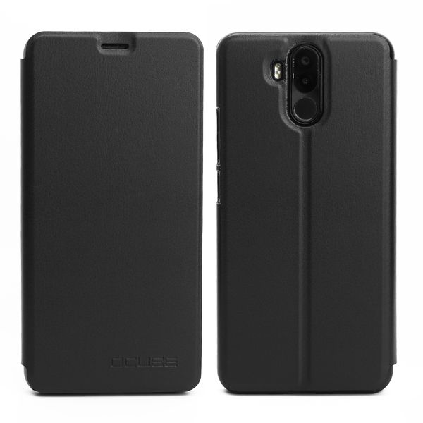 

ocube flip folio stand up holder pu leather case cover for ulefone power 3 cellphone