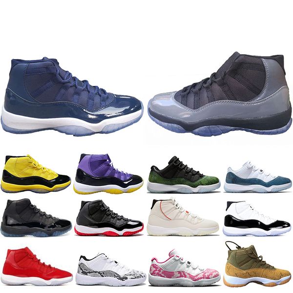 

sale dark blue purple bumblebee 11 11s concord 45 basketball shoes atmosphere grey snakeskin cap and gown women mens trainer sneakers