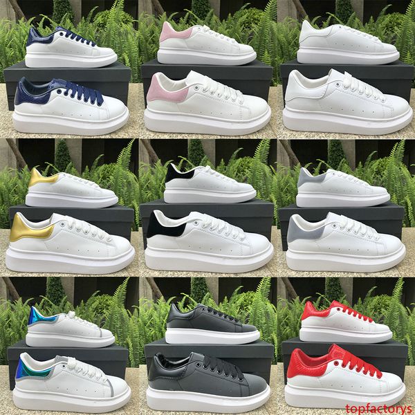 

designer luxury fashion mens women casual shoes flats platform sole velvet leather 3m reflective white outdoors daily dress party sneakers