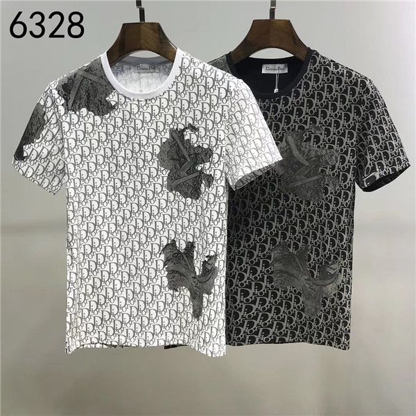 

men's striped t-shirt summer casual fashion letter printing men's designer t-shirt short sleeve shirt clothes size s-3xl, White;black