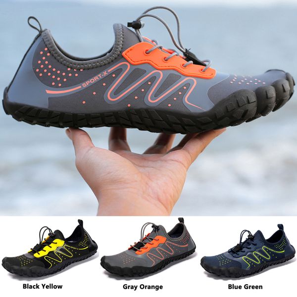 

summer men and women outdoor leisure hiking sneakers non-slip breathable shockproof quick-drying comfortable seaside water shoes