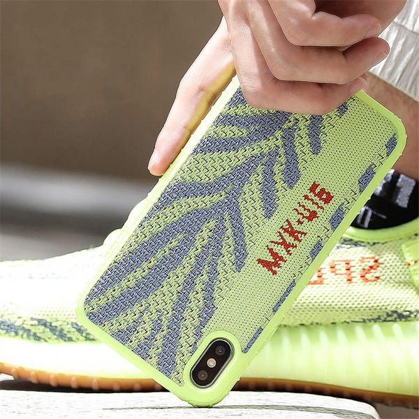 

new designer trend woven silicone phone case drop protection cover for iphone 7 8plus iphone xs max xr