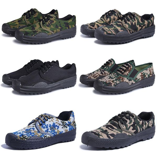 

canvas casual shoes men women camouflage military camping hiking navy blue non-slip runner mens trainers sneakers size 36-44 color18