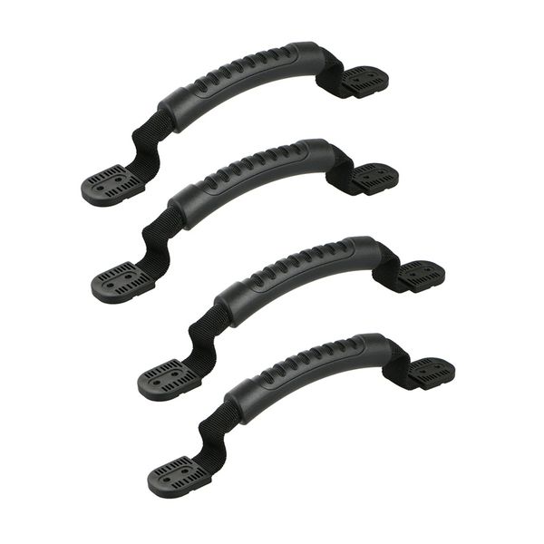 

1/2/4pcs portable rubber boat side mount carry handles hand grip grab for kayak canoe new replacement screws not included