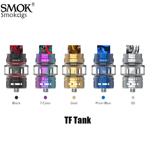 

Оригинал Смок TF Tank TF2019 Форсунка 6ml TF BF-Mesh Замена катушки Электронные сигареты Система наполнения 510 THEAD Top для Morph Kit