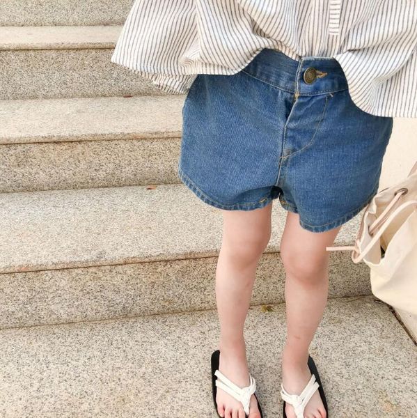 

2020 new arrival girls denim shorts summer girls shorts 1-6 years qa77, Black