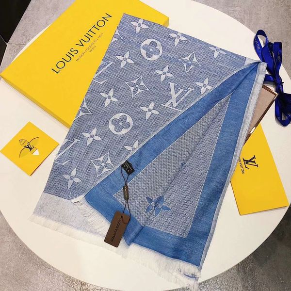 

2019 new luxury scarf pashmina for women brand design warm scarfs fashion women imitate long shawl wrap 180x70cm without box et66a, Blue;gray