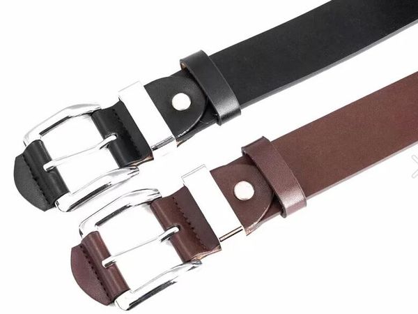 

2019g big large buckle genuine leather belt with box designer belts men women new mens belts luxury belt ing, Black;brown