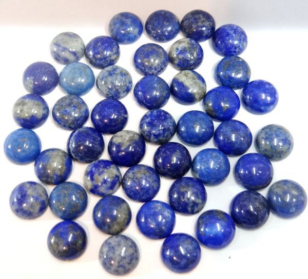 

12*12mm natural stone quartz crystal turquoises lapis round cabochon pendant for diy jewelry making necklace accessories50pcs, Silver
