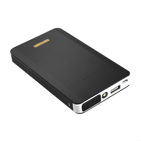 

car jump starter pack led charger battery power bank portable emergency power supply metal casing