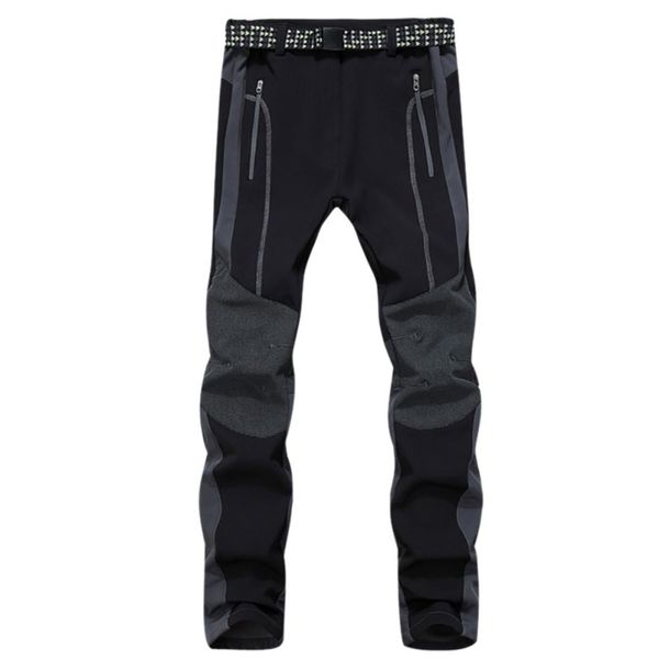 

autumn winter women outdoor hiking pants softshell trousers waterproof windproof pantstrousers outdoor pant, Black;green