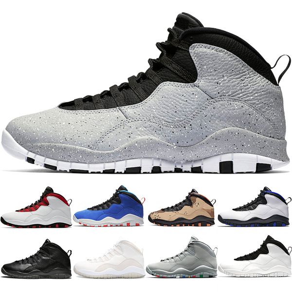 

Top 10s Men Designer Basketball Shoes 10 Orlando Tinker Cement Westbrook PE I'm Back Black White Trainer Sport Sneakers Free Shipping
