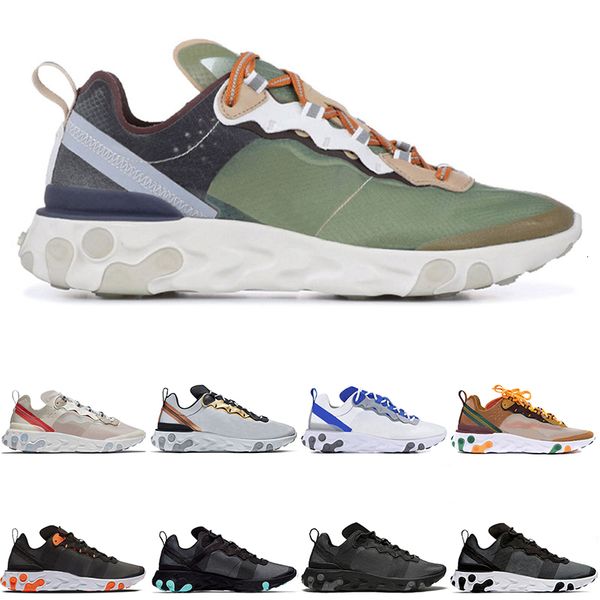 

2019 orange epic react element 87 running shoes for women men dark grey blue chill trainer 87s sail green mist sports sneakers