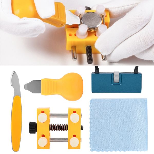 

professional 5pcs watch repair tool watchmaker kit for changing watchband & opening watch case accessories tool