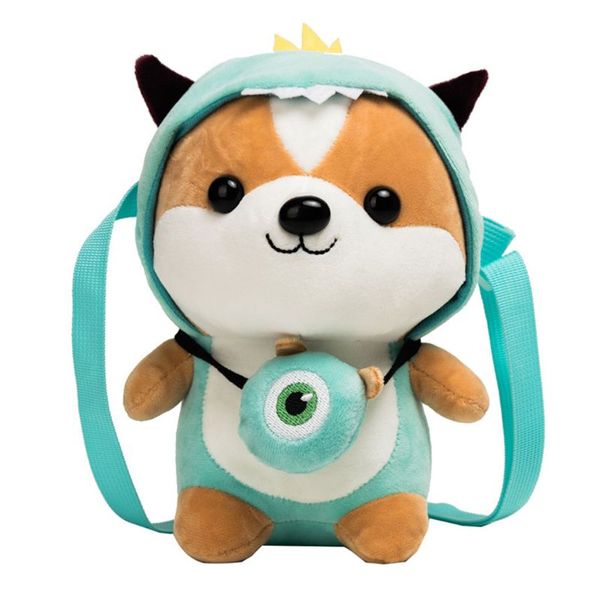 

women girl cartoon 3d dinosaur shoulder crossbody bag satchel purse