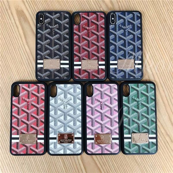 

7 цветов Письмо печати чехол для телефона iPhone X XS MAX XR TPU PU задняя защитная крышка дл