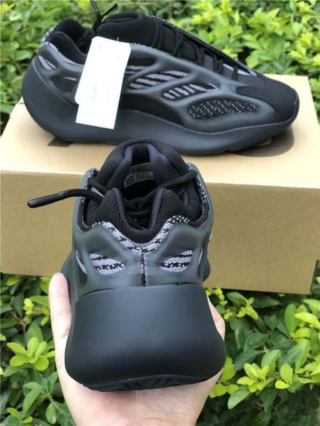 

лучший kanye west originals 700 v3 black azael кроссовки 3m reflective wave runner светится в темноте мужчины женщины спорт кроссовки с коро