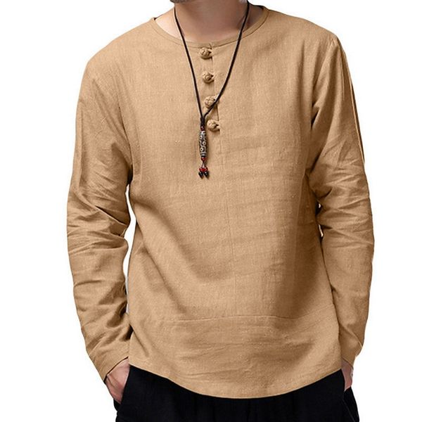 

summer men shirt button long sleeve solid color leisure casual retro mens cotton shirts camisa 2020, White;black
