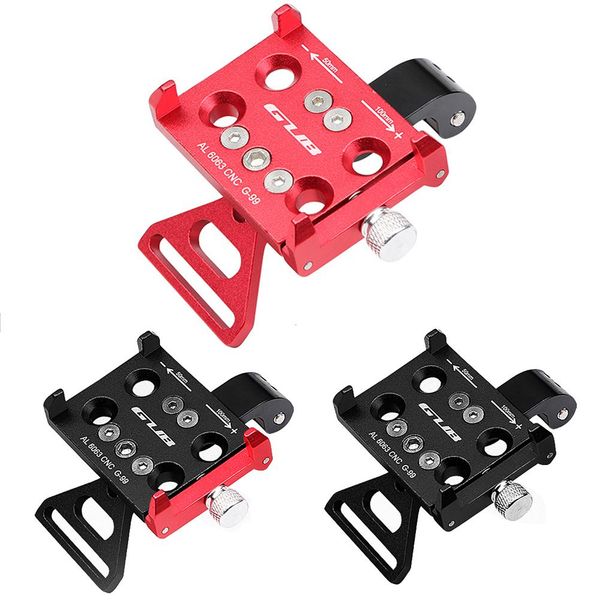 

gub g-99 bike bicycle universal cell phone holder motorcycle handlebar mount handle phone support for 3.5-6.2 inch gps
