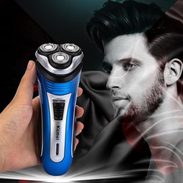 

kemei km-2801 electric shaver for men 3d floating head shaver razor rechargable beard trimmer sideburn shaving machine