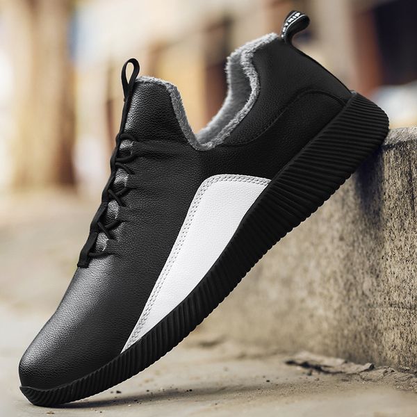 

brand new classic style men casual shoes, fashion simple designer men shoes, plus size light comfortable flats 5jk, Black