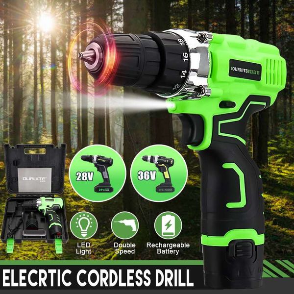 

12v electric screwdriver cordless electric mini drill lithium-ion battery operated rechargeable power tools 2-speed
