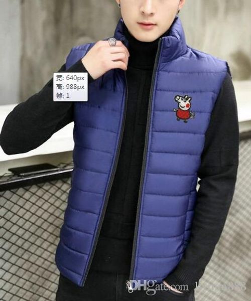 

wholesale young canadian winter clothing personality fashion coat pocket decoration crime crime and fur clothing, Black;white