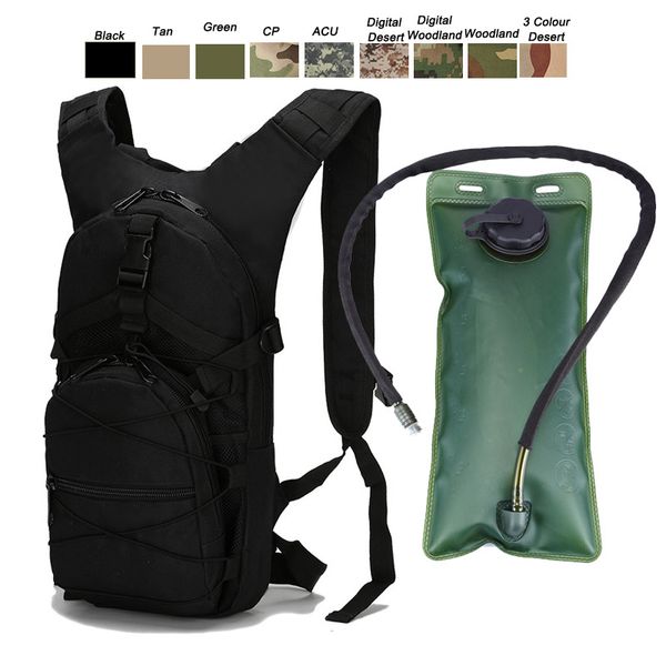 

outdoor tactical assault combat camouflage tactical molle water pack hydration pack