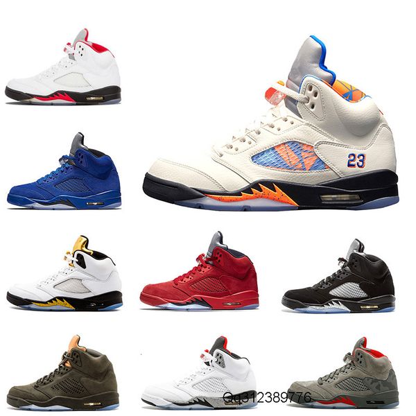

new basketball shoes 5 international flight olympic metallic gold white cement og black metallic mens shoe red blue suede fire red sneakers