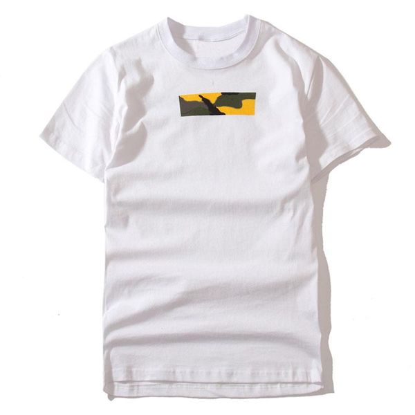 

17aw brooklyn box logo t shirt white color limited short sleeve camouflage t shirt men women couple fashion skateboard tee hflstx024, White;black