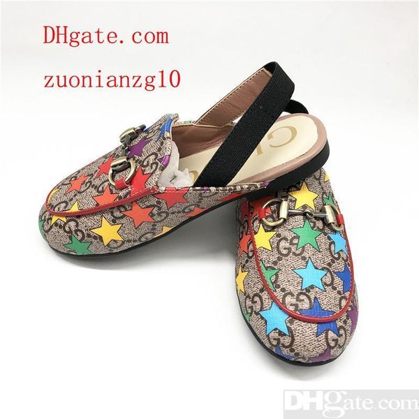 

De igner toddler boy girl andal luxury ummer kid andal genuine leather cow mu cle ole hoe colorful tar logo hoe