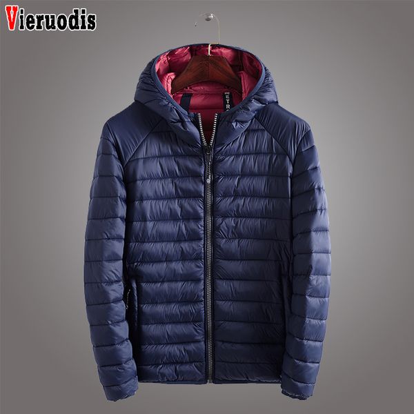 

mens outwear windbreaker coats winter jacket men hooded plus size casual simple lightweight warm cotton padded basics jackets, Black