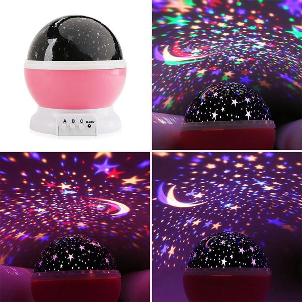 

led night light starry sky magic star moon planet projector lamp cosmos universe luminaria baby nursery light for birthday gift