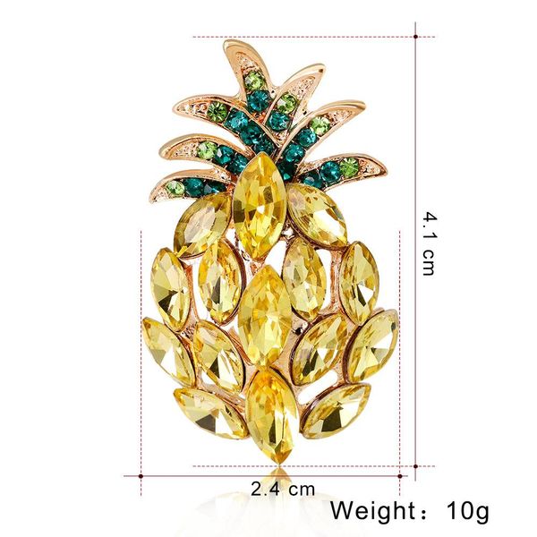 

прекрасный и простой ананас брошь и женские аксессуары брошь оптом, Gray