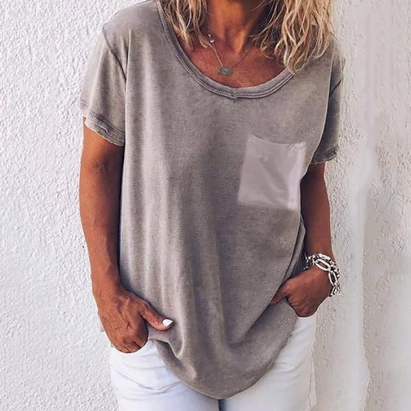 

running jerseys women o-neck t-shirt summer loose sports solid color simple tshirt short sleeve plus size casual ladies t shirt, Black;blue