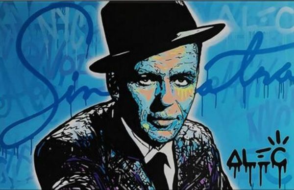 

alec monopoly oil painting on canvas graffiti art decor frank sinatra wall art home decor handpainted &hd print 191013