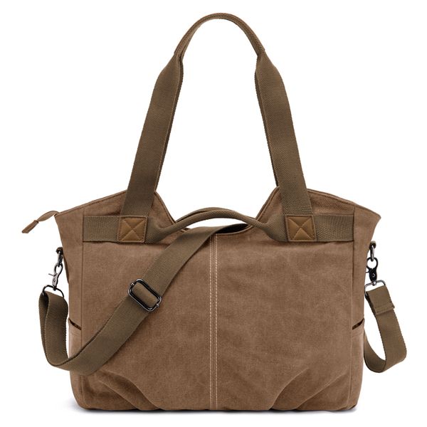 HBP Handbags borse da donna una borsa diagonale a spalla retrò casual letteraria tela di alta qualità tendenza cachi