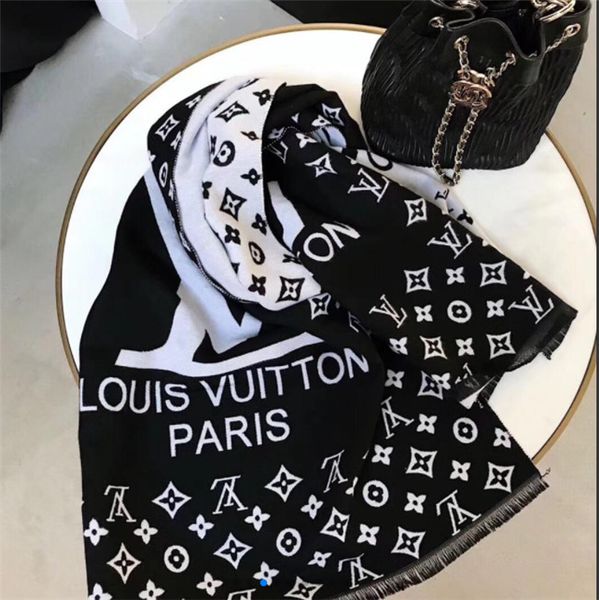 

2019 luxury tar with the ame fa hion ladie ca hmere carf de igner hawl carf ladie winter warm carf ize 180 30 cm, Black;white