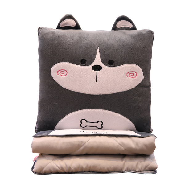 

cartoon pillow quilt multifunctional office car dual purpose pillow