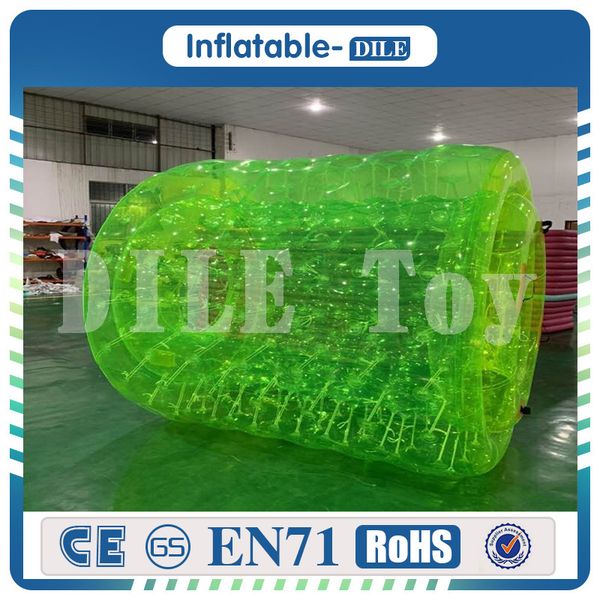 

popular inflatable water roller, human hamster clear inflatable body rolling ball in aqua park, water rolling zorb ball